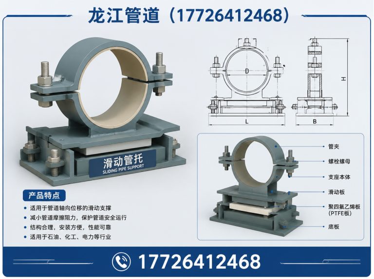 运河区滑动管托展示图